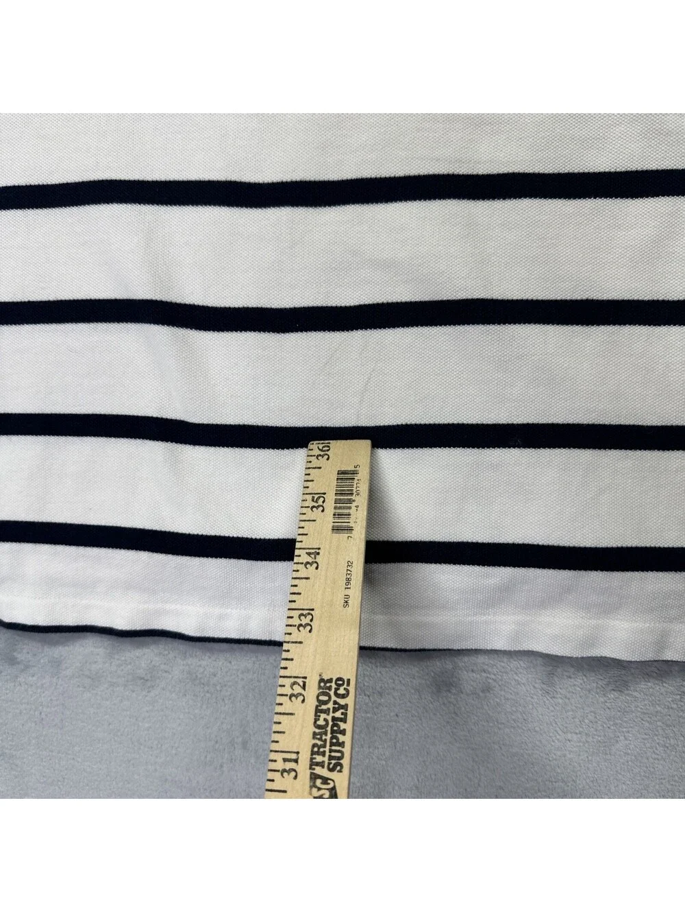 Polo Ralph Lauren Bear Polo Boys XL 18/20 White Stripe Shirt Graphic Classic